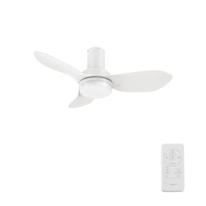 Carro - YDC363V2-L12-W1-1-FM - 36" Ceiling Fan - Bude - White