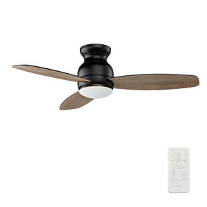 Carro - YDC483Q-L12-BG-1-FM - 48" Ceiling Fan - Honiton - Black