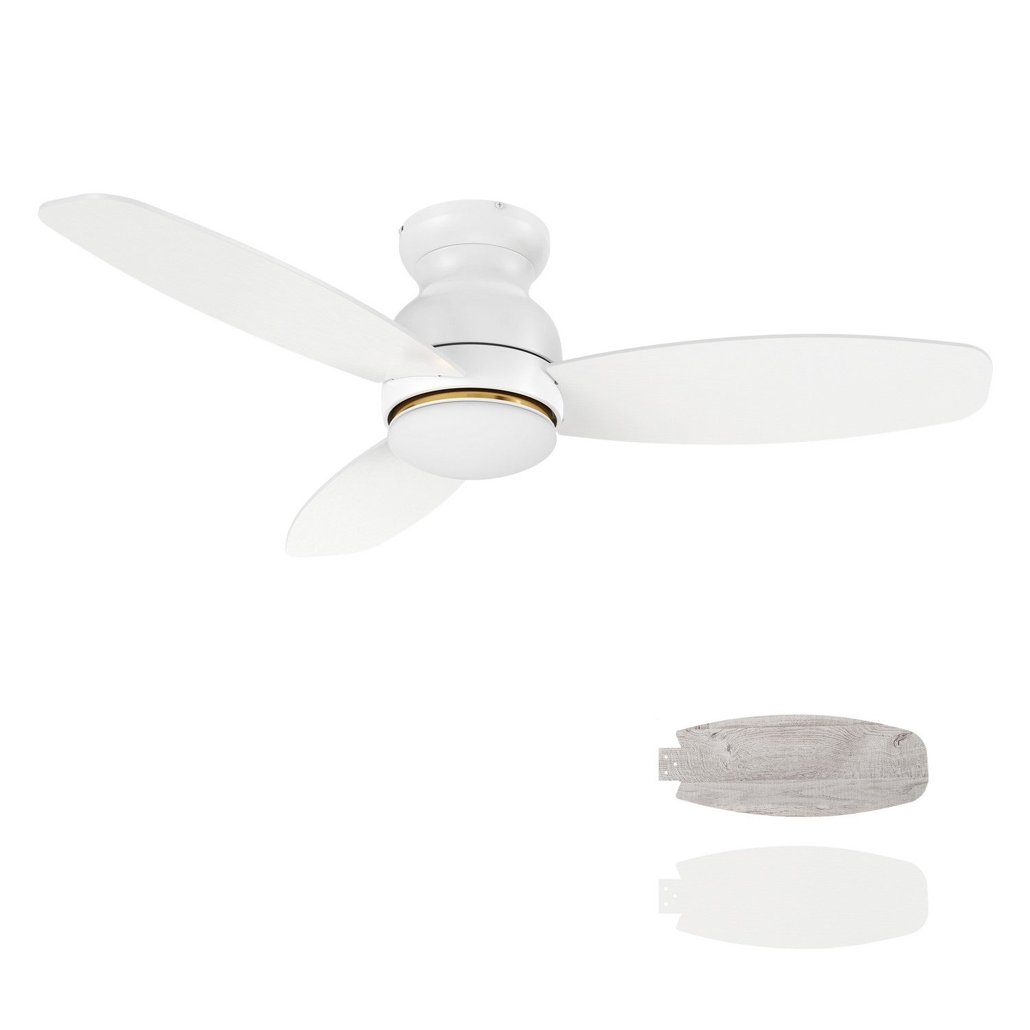 Carro - YDC483Q-L12-WP-1-FM - 48" Ceiling Fan - Honiton - White