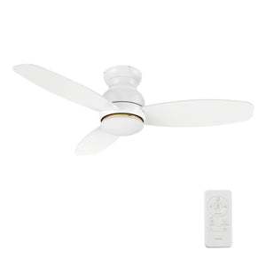 Carro - YDC483Q-L12-WP-1-FM - 48" Ceiling Fan - Honiton - White