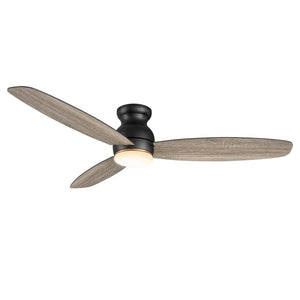 Carro - YDC603Q-L12-BG-1-FM - 60" Ceiling Fan - Honiton - Black