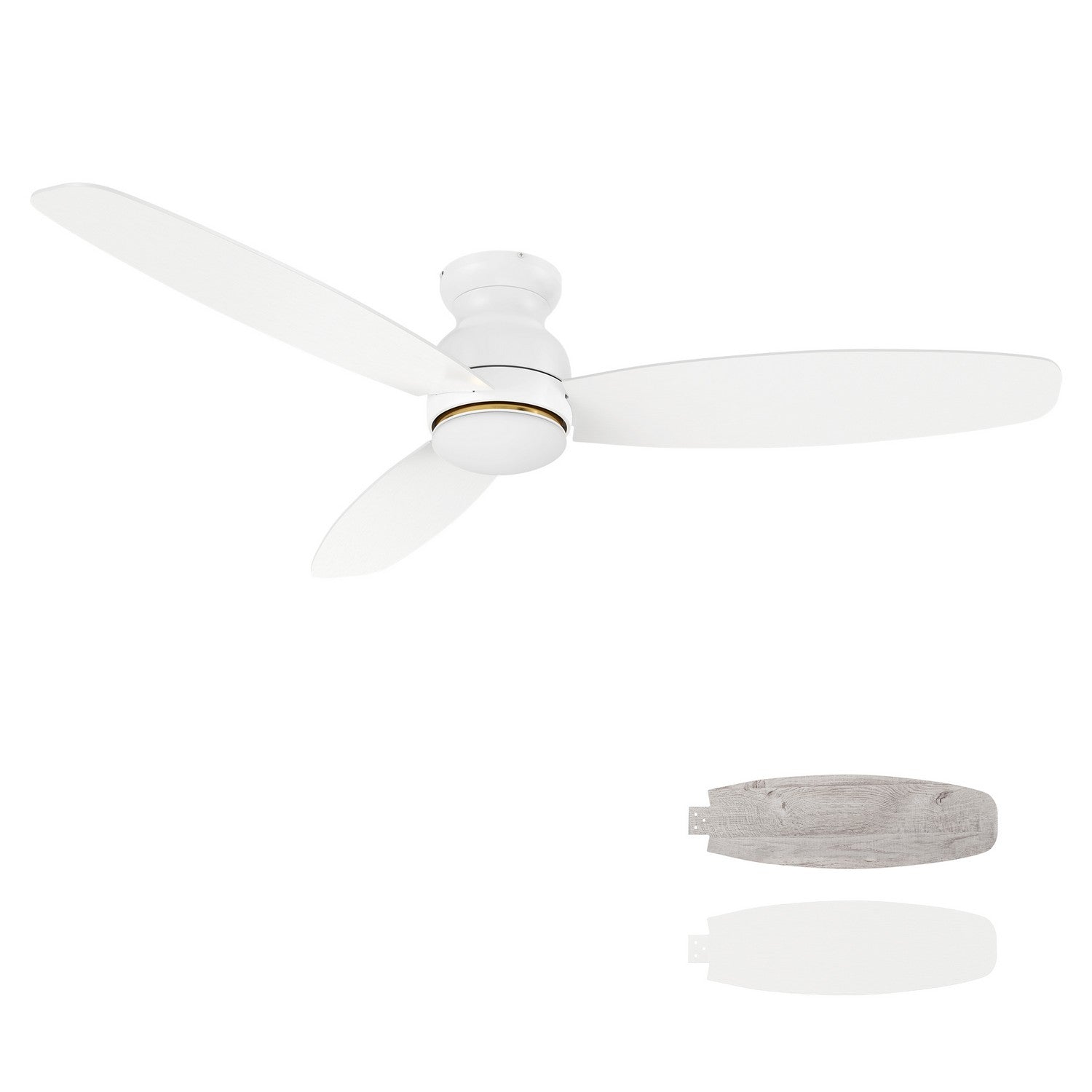 Carro - YDC603Q-L12-WP-1-FM - 60" Ceiling Fan - Honiton - White