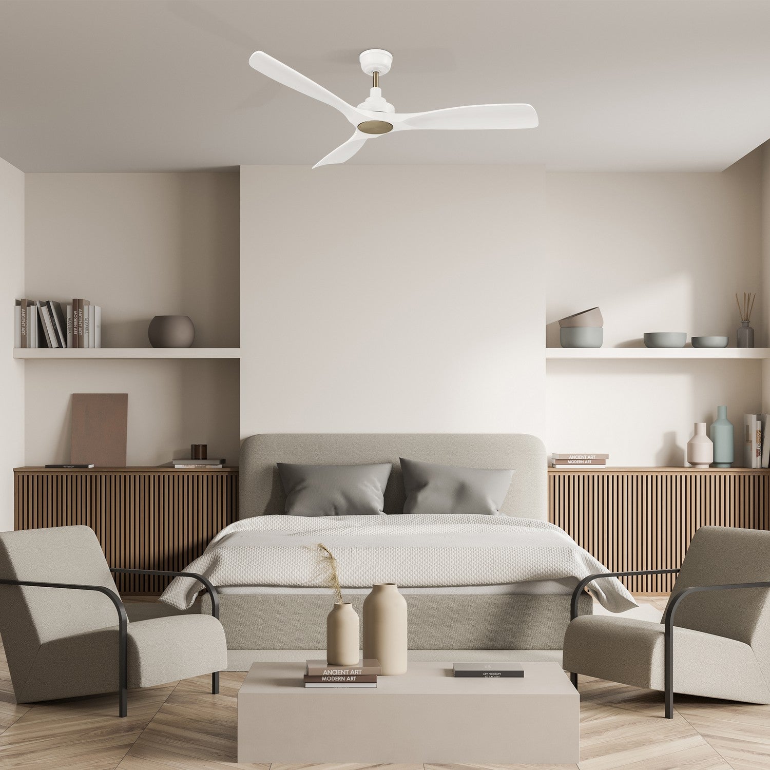 Carro - VC523A-N10-W1-1A - 52"Ceiling Fan - Karsyn - White