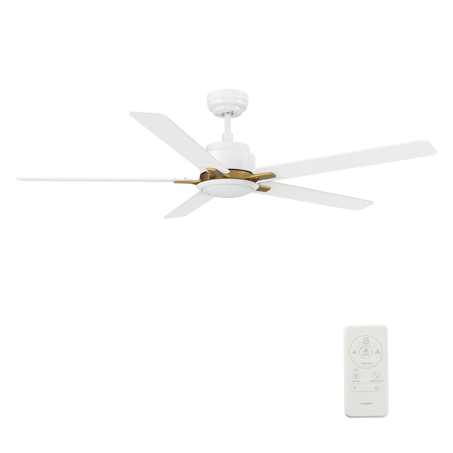 Carro - YDC605J-L11-W1-1G - 60" Ceiling Fan - Kannan - White