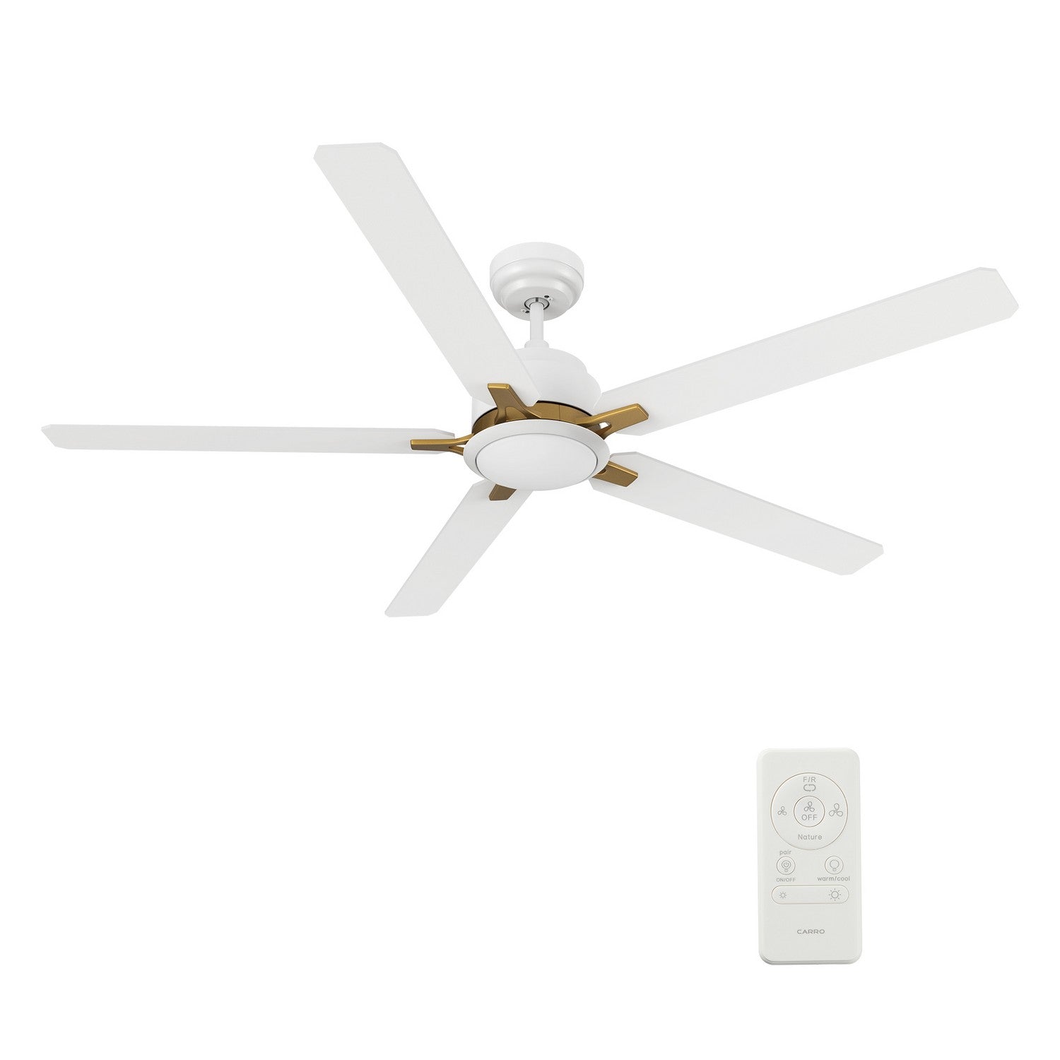 Carro - YDC605J-L11-W1-1G - 60" Ceiling Fan - Kannan - White