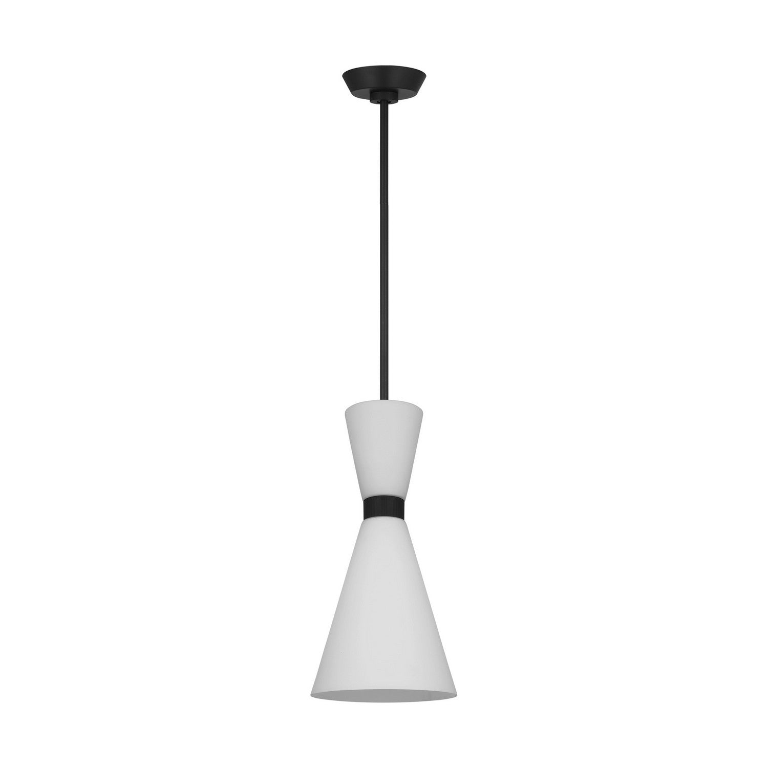 Visual Comfort Studio - DJP1101MBK - One Light Pendant - Belcarra - Midnight Black