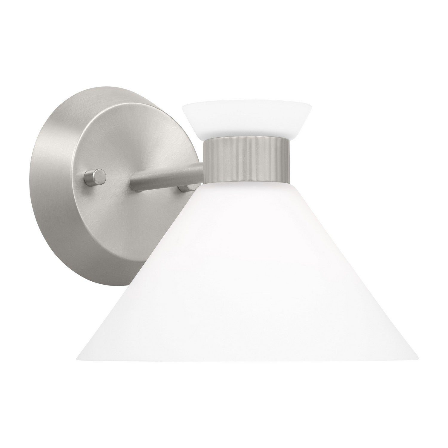 Visual Comfort Studio - DJV1011BS - One Light Wall Sconce - Belcarra - Brushed Steel