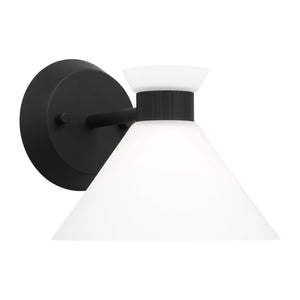 Visual Comfort Studio - DJV1011MBK - One Light Wall Sconce - Belcarra - Midnight Black