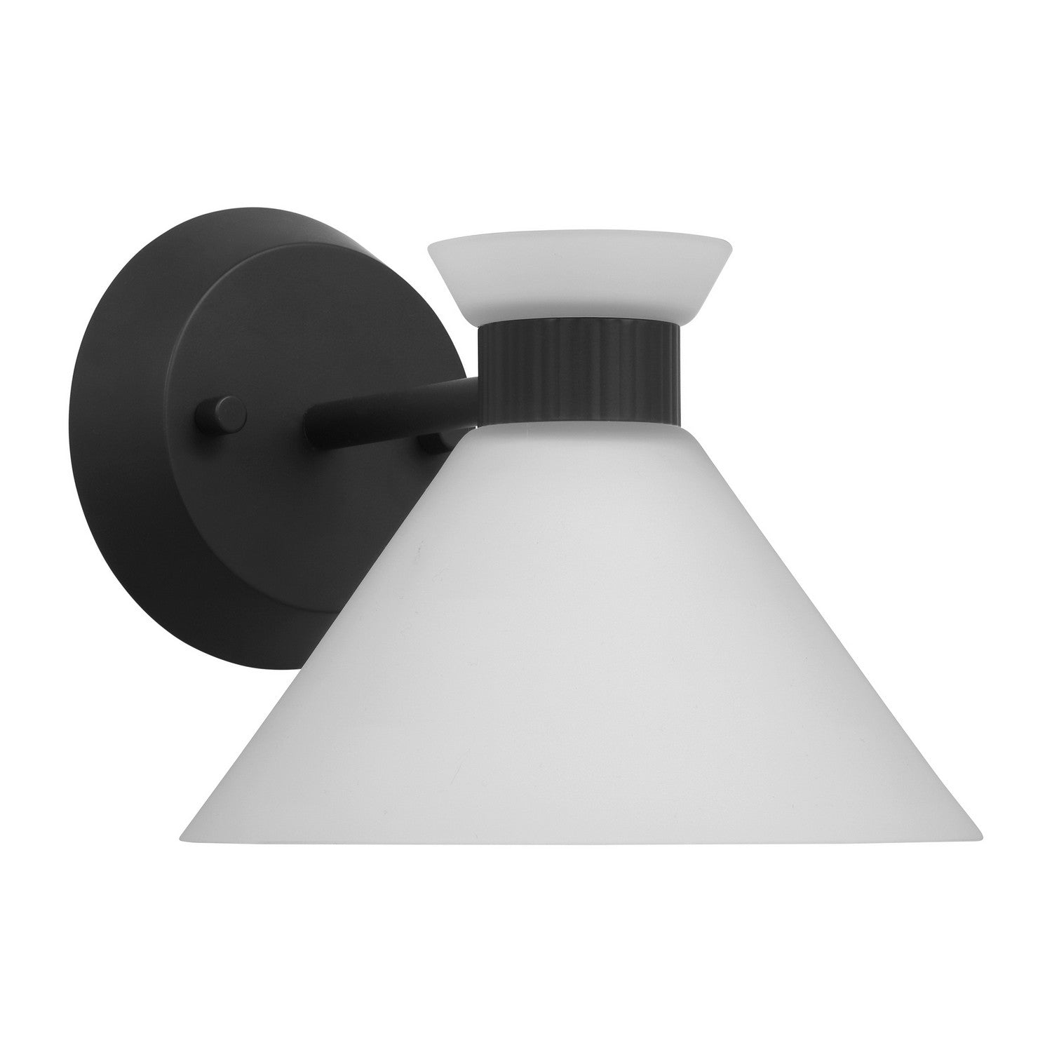 Visual Comfort Studio - DJV1011MBK - One Light Wall Sconce - Belcarra - Midnight Black