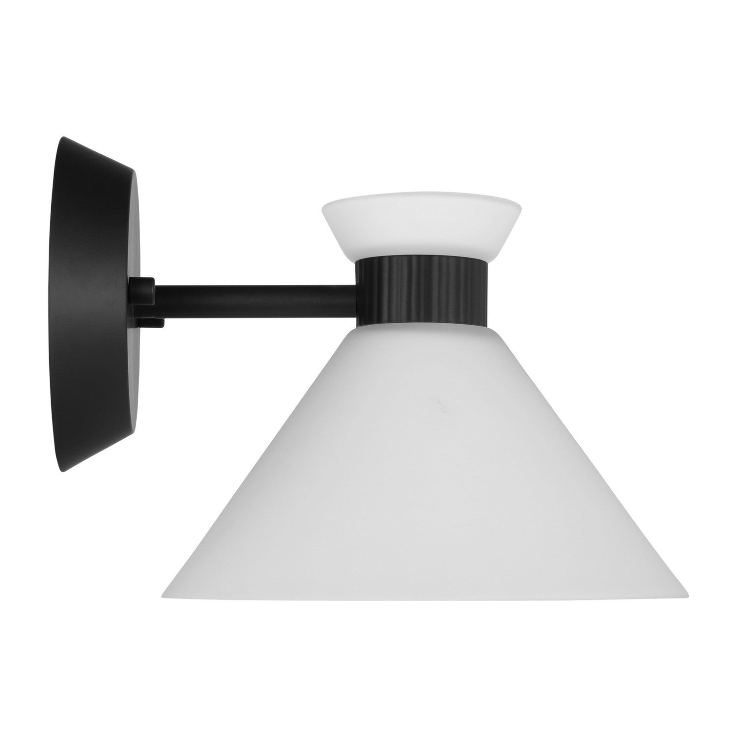 Visual Comfort Studio - DJV1011MBK - One Light Wall Sconce - Belcarra - Midnight Black