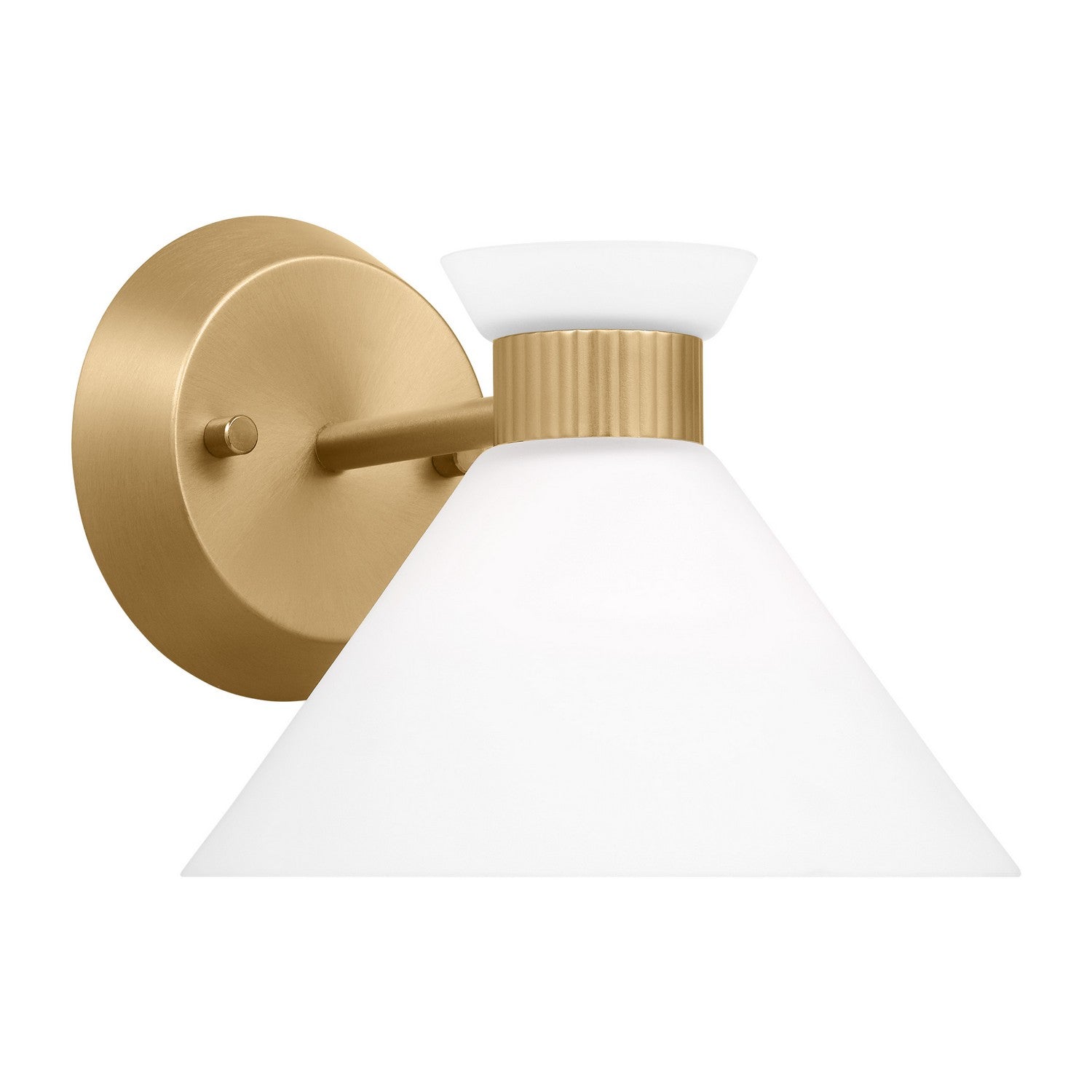 Visual Comfort Studio - DJV1011SB - One Light Wall Sconce - Belcarra - Satin Brass