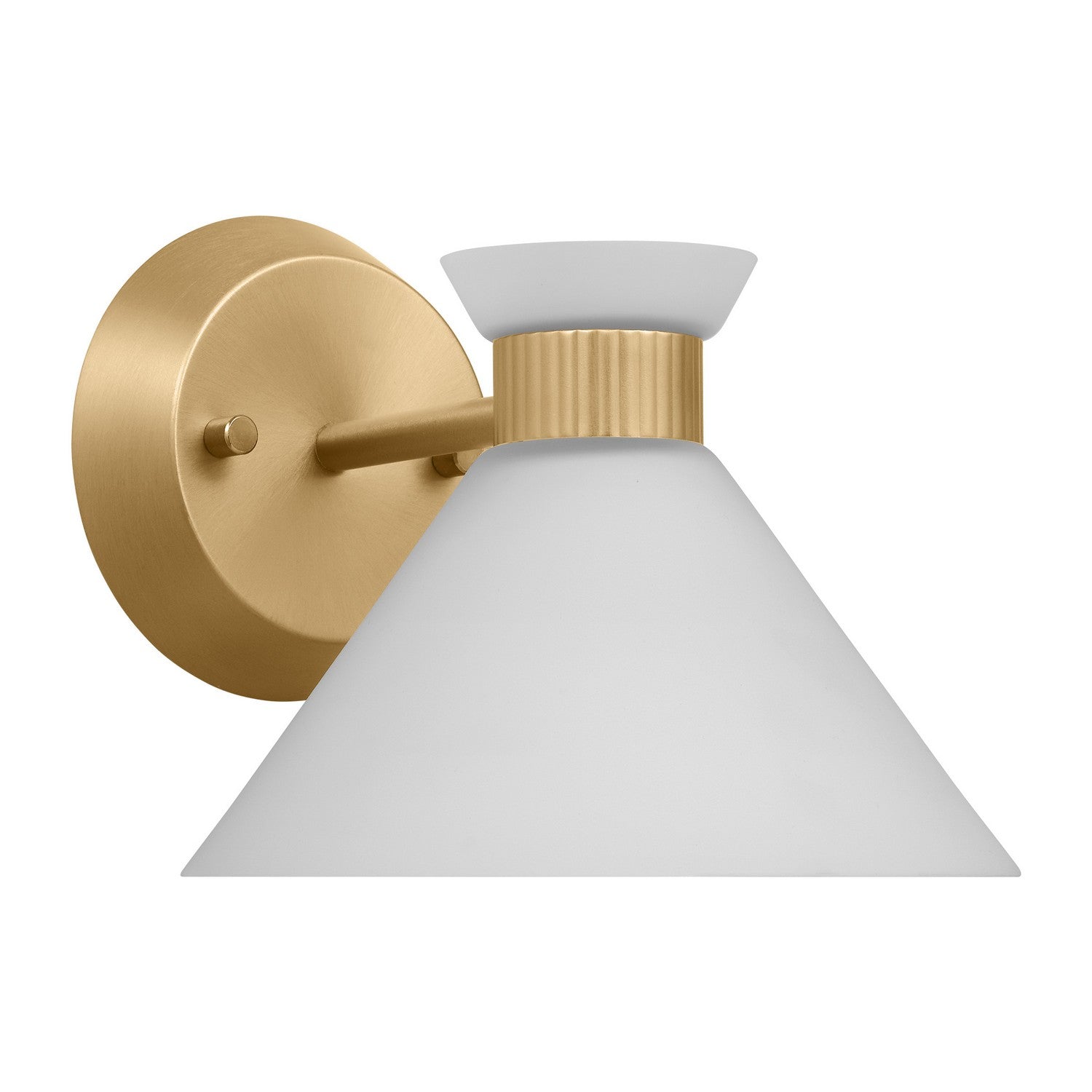 Visual Comfort Studio - DJV1011SB - One Light Wall Sconce - Belcarra - Satin Brass