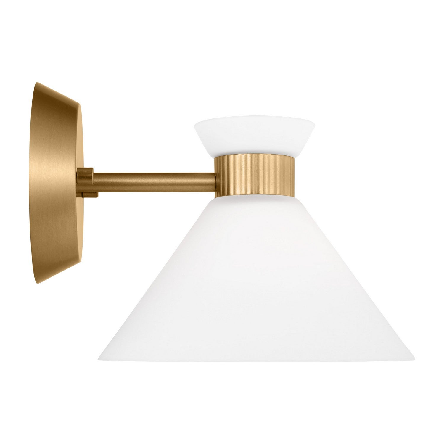 Visual Comfort Studio - DJV1011SB - One Light Wall Sconce - Belcarra - Satin Brass