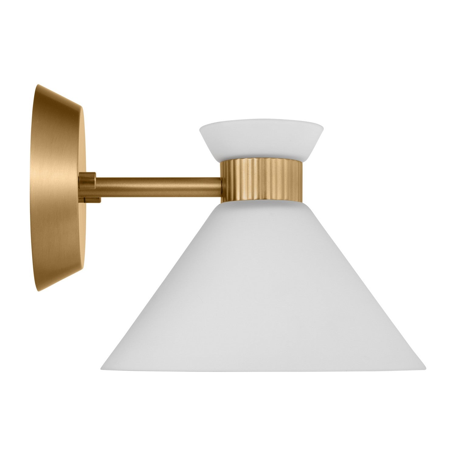 Visual Comfort Studio - DJV1011SB - One Light Wall Sconce - Belcarra - Satin Brass