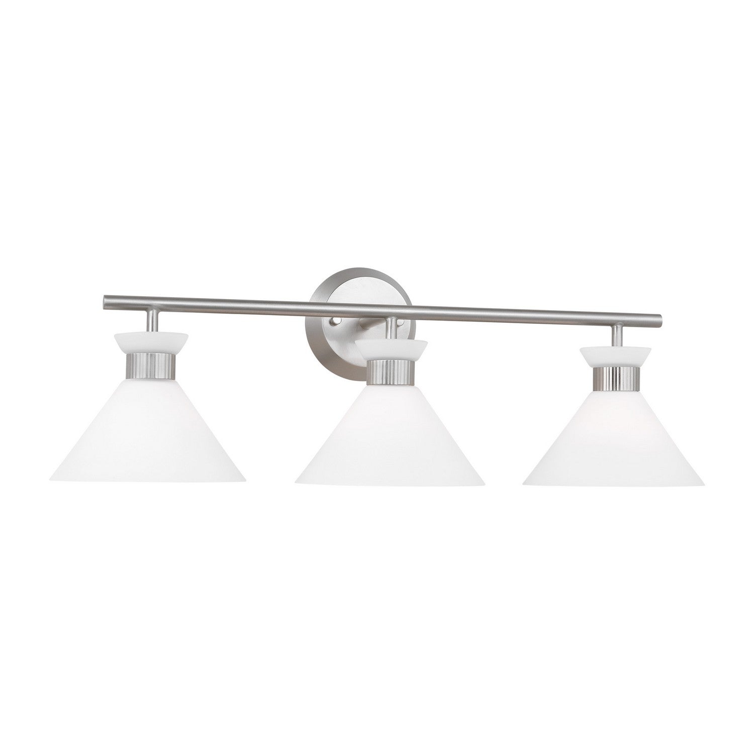 Visual Comfort Studio - DJV1013BS - Three Light Bath - Belcarra - Brushed Steel