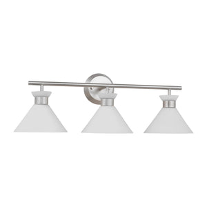 Visual Comfort Studio - DJV1013BS - Three Light Bath - Belcarra - Brushed Steel