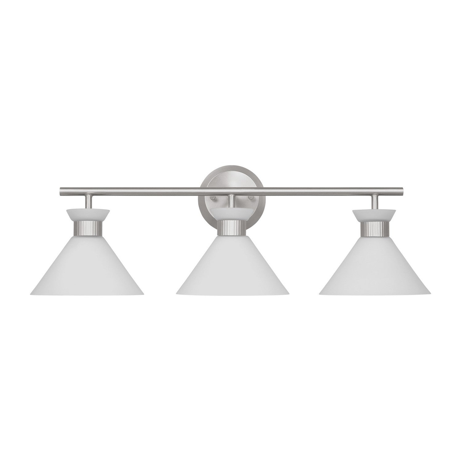 Visual Comfort Studio - DJV1013BS - Three Light Bath - Belcarra - Brushed Steel