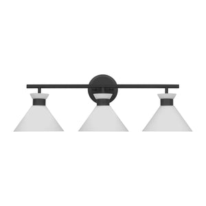 Visual Comfort Studio - DJV1013MBK - Three Light Bath - Belcarra - Midnight Black