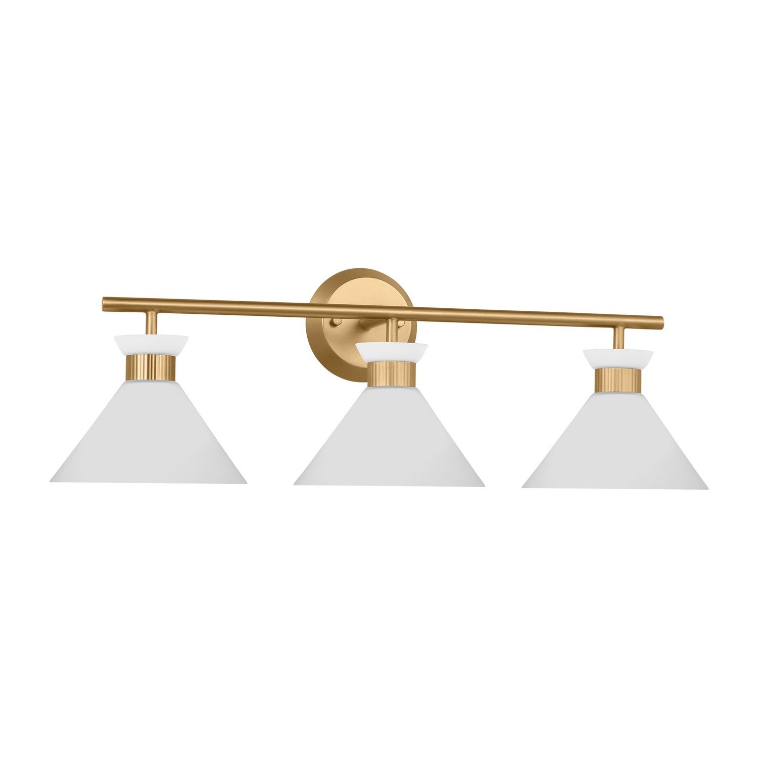 Visual Comfort Studio - DJV1013SB - Three Light Bath - Belcarra - Satin Brass