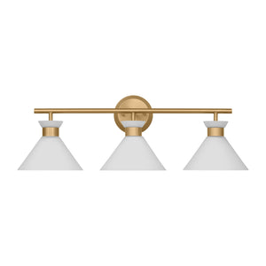 Visual Comfort Studio - DJV1013SB - Three Light Bath - Belcarra - Satin Brass