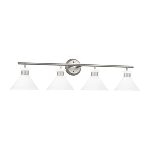 Visual Comfort Studio - DJV1014BS - Four Light Bath - Belcarra - Brushed Steel