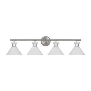 Visual Comfort Studio - DJV1014BS - Four Light Bath - Belcarra - Brushed Steel