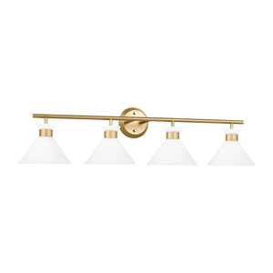 Visual Comfort Studio - DJV1014SB - Four Light Bath - Belcarra - Satin Brass