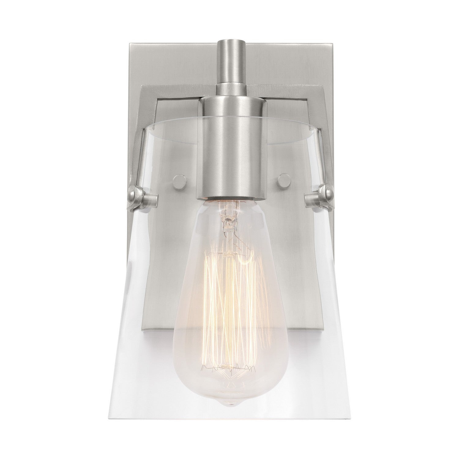 Visual Comfort Studio - DJV1031BS - One Light Wall Sconce - Crofton - Brushed Steel