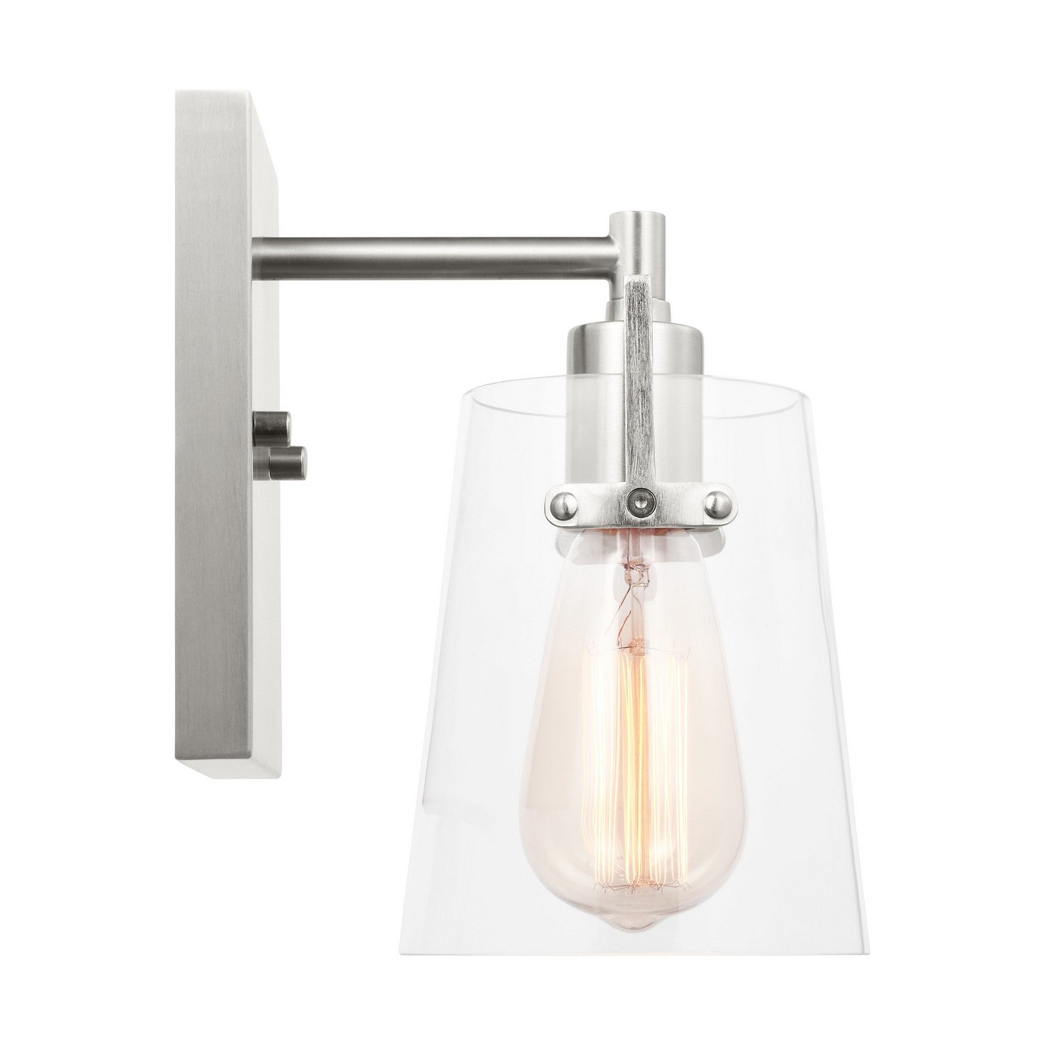 Visual Comfort Studio - DJV1031BS - One Light Wall Sconce - Crofton - Brushed Steel