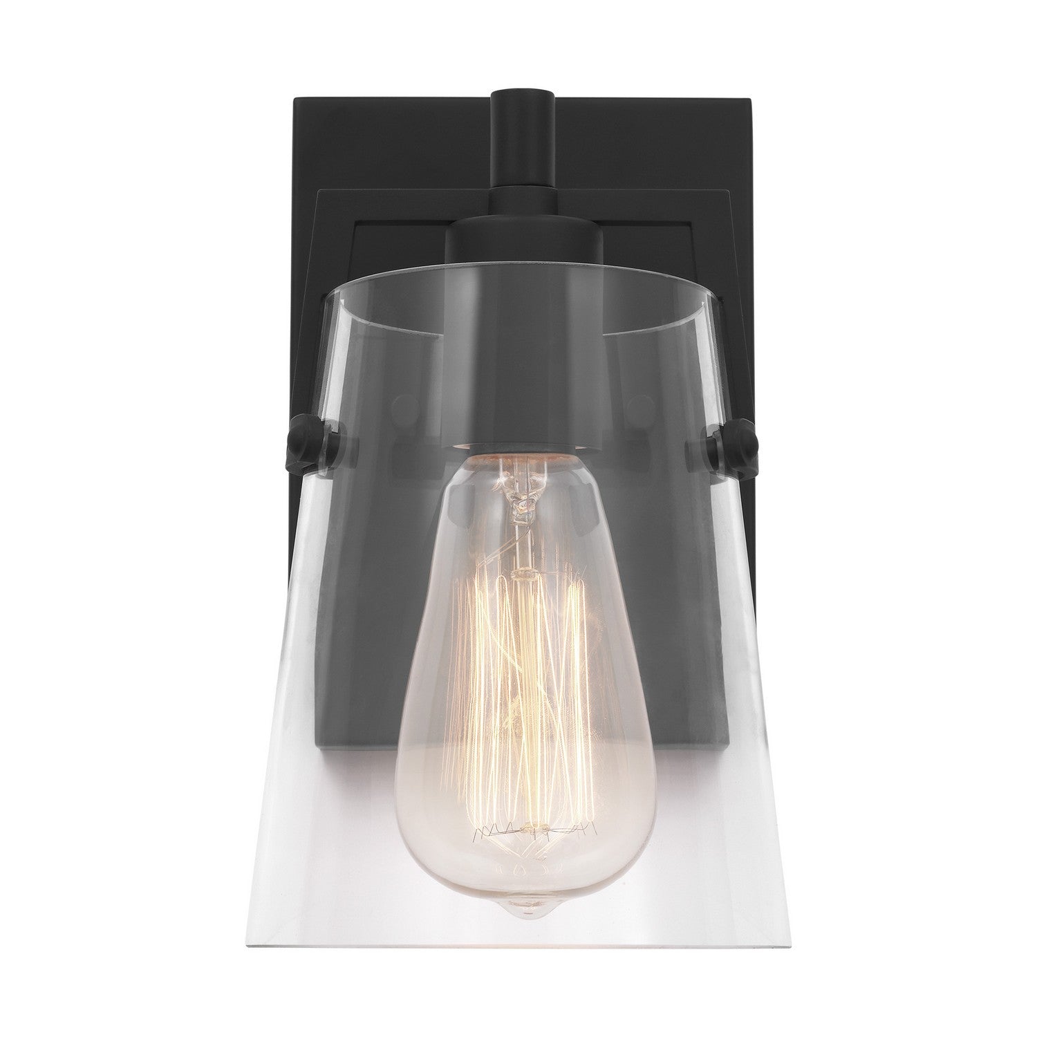 Visual Comfort Studio - DJV1031MBK - One Light Wall Sconce - Crofton - Midnight Black