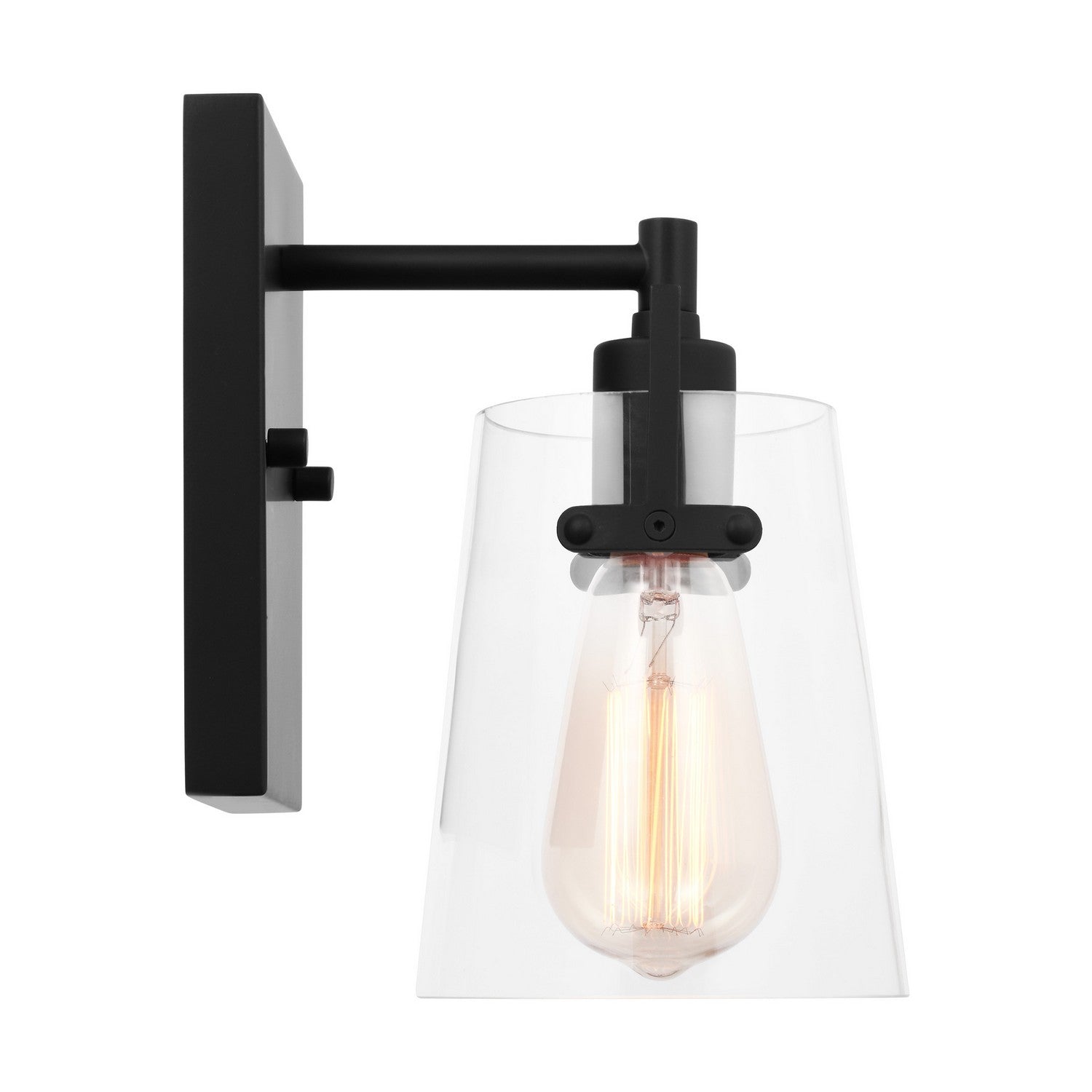 Visual Comfort Studio - DJV1031MBK - One Light Wall Sconce - Crofton - Midnight Black