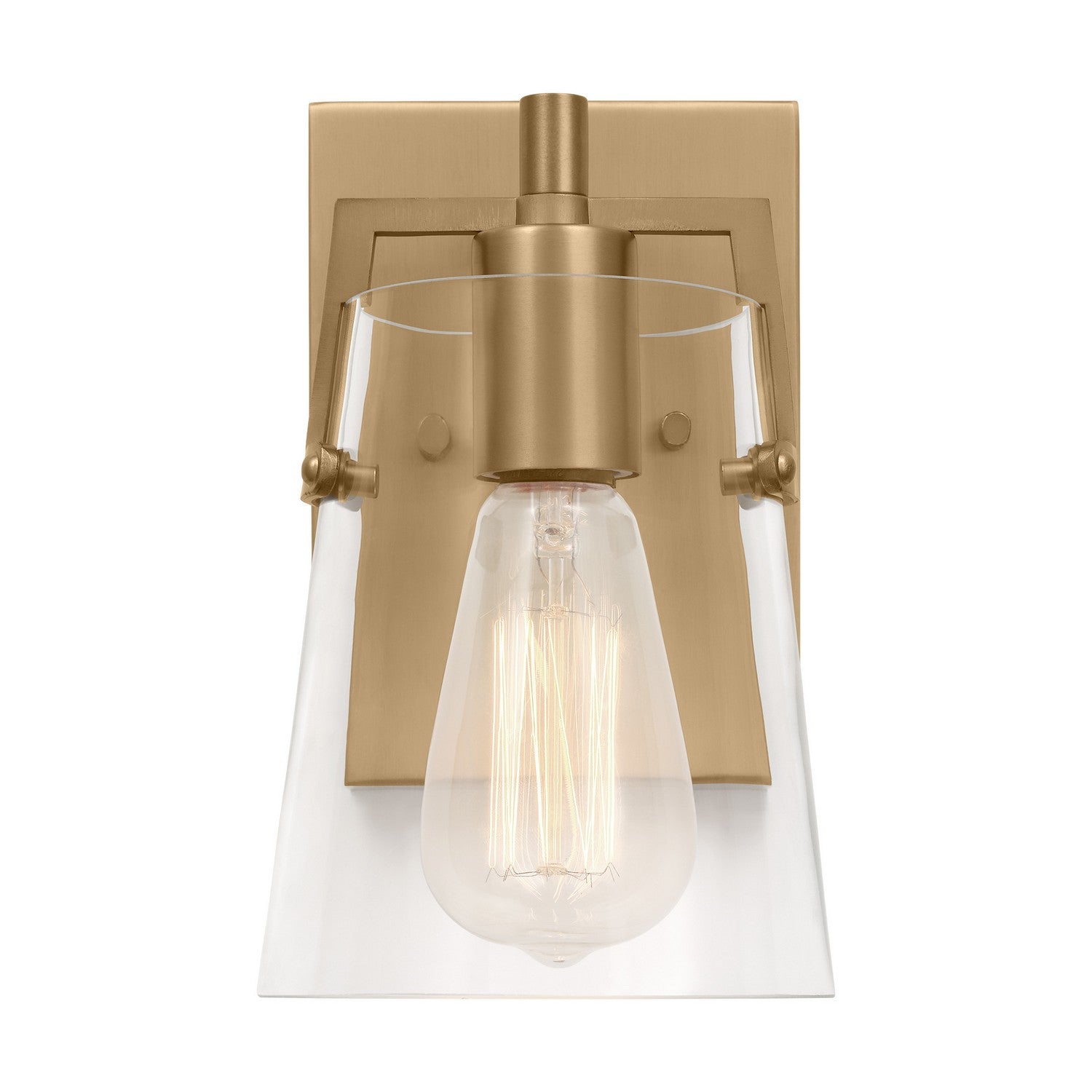 Visual Comfort Studio - DJV1031SB - One Light Wall Sconce - Crofton - Satin Brass