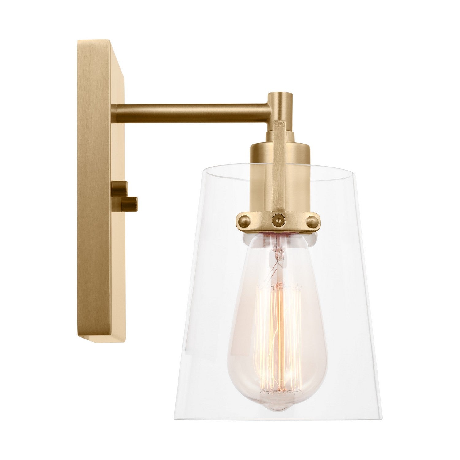 Visual Comfort Studio - DJV1031SB - One Light Wall Sconce - Crofton - Satin Brass