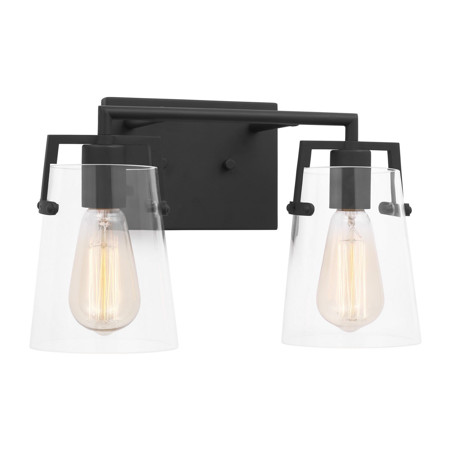 Visual Comfort Studio - DJV1032MBK - Two Light Bath - Crofton - Midnight Black