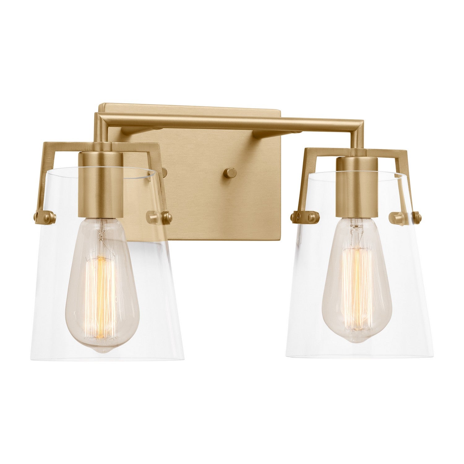 Visual Comfort Studio - DJV1032SB - Two Light Bath - Crofton - Satin Brass