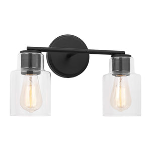 Visual Comfort Studio - DJV1002MBK - Two Light Bath - Sayward - Midnight Black