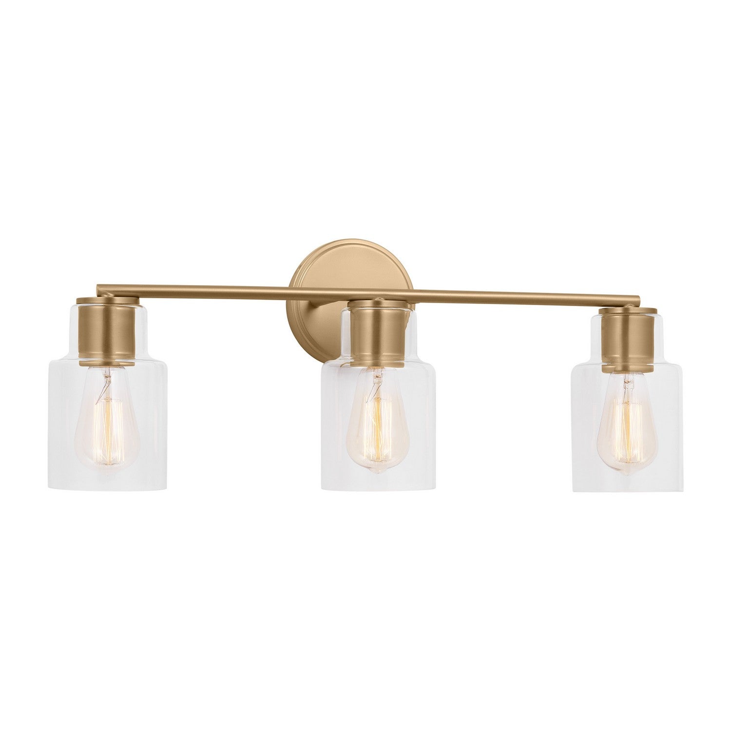 Visual Comfort Studio - DJV1003SB - Three Light Bath - Sayward - Satin Brass