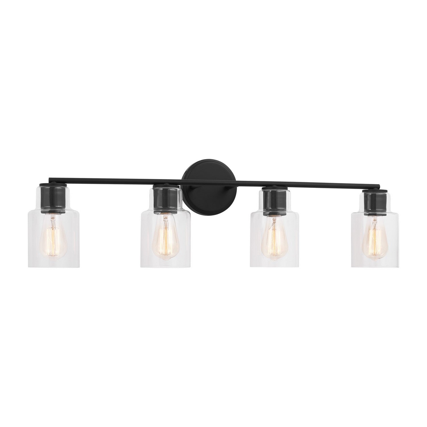 Visual Comfort Studio - DJV1004MBK - Four Light Bath - Sayward - Midnight Black