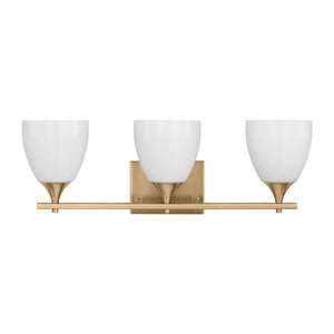 Visual Comfort Studio - DJV1023SB - Three Light Bath - Toffino - Satin Brass