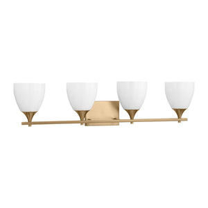 Visual Comfort Studio - DJV1024SB - Four Light Bath - Toffino - Satin Brass