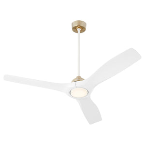 Oxygen - 3-118-640 - 52" Ceiling Fan - Avalon - Aged Brass / White