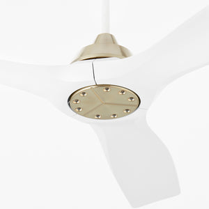 Oxygen - 3-118-640 - 52" Ceiling Fan - Avalon - Aged Brass / White