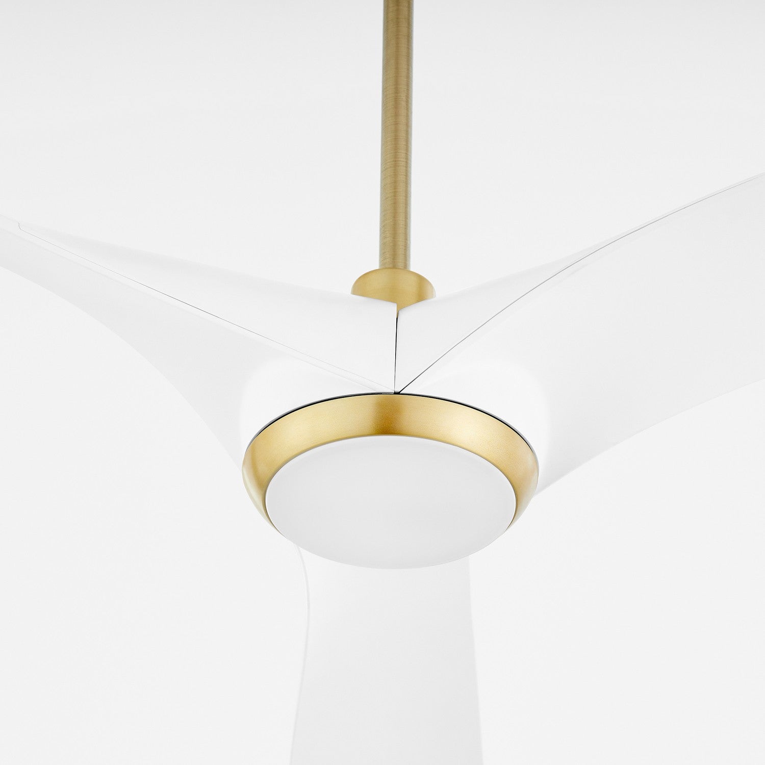 Oxygen - 3-123-640 - 58" Ceiling Fan - Ridley - Aged Brass / White