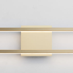 Oxygen - 3-5056-40 - LED Vanity - Xanni - Aged Brass