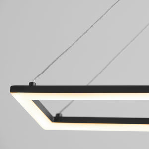 Oxygen - 3-6054-15 - LED Pendant - Xanni - Black