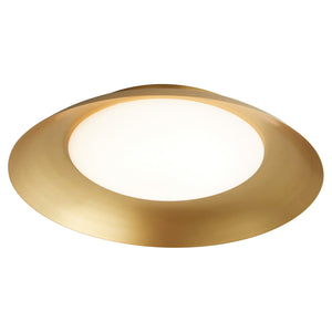 Oxygen - 3-679-40 - LED Ceiling Mount - Bongo - Aged Brass