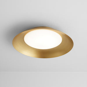 Oxygen - 3-679-40 - LED Ceiling Mount - Bongo - Aged Brass