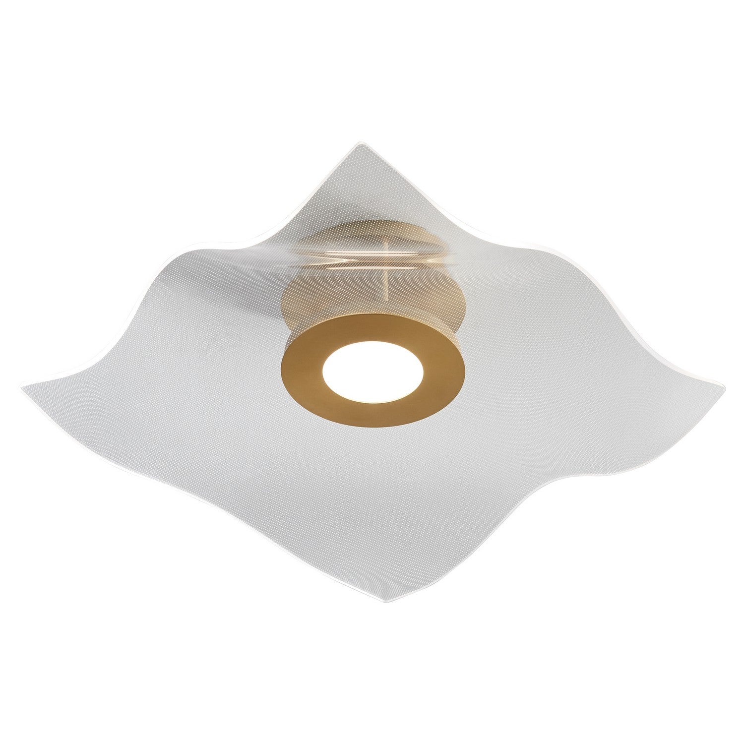 Oxygen - 3-807-40 - LED Ceiling Mount - Medusa - Aged Brass