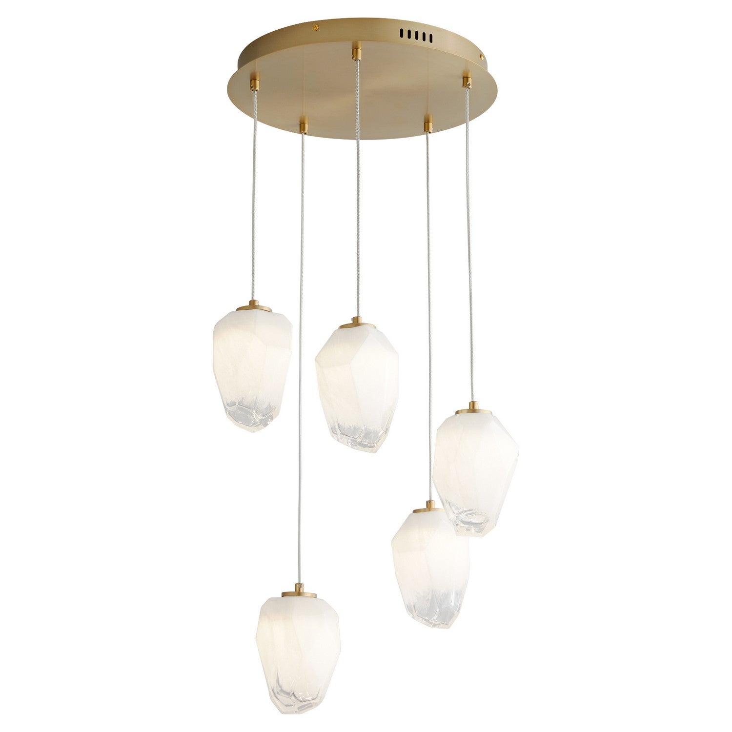 Oxygen - 3-810-40 - LED Pendant - Vivo - Aged Brass