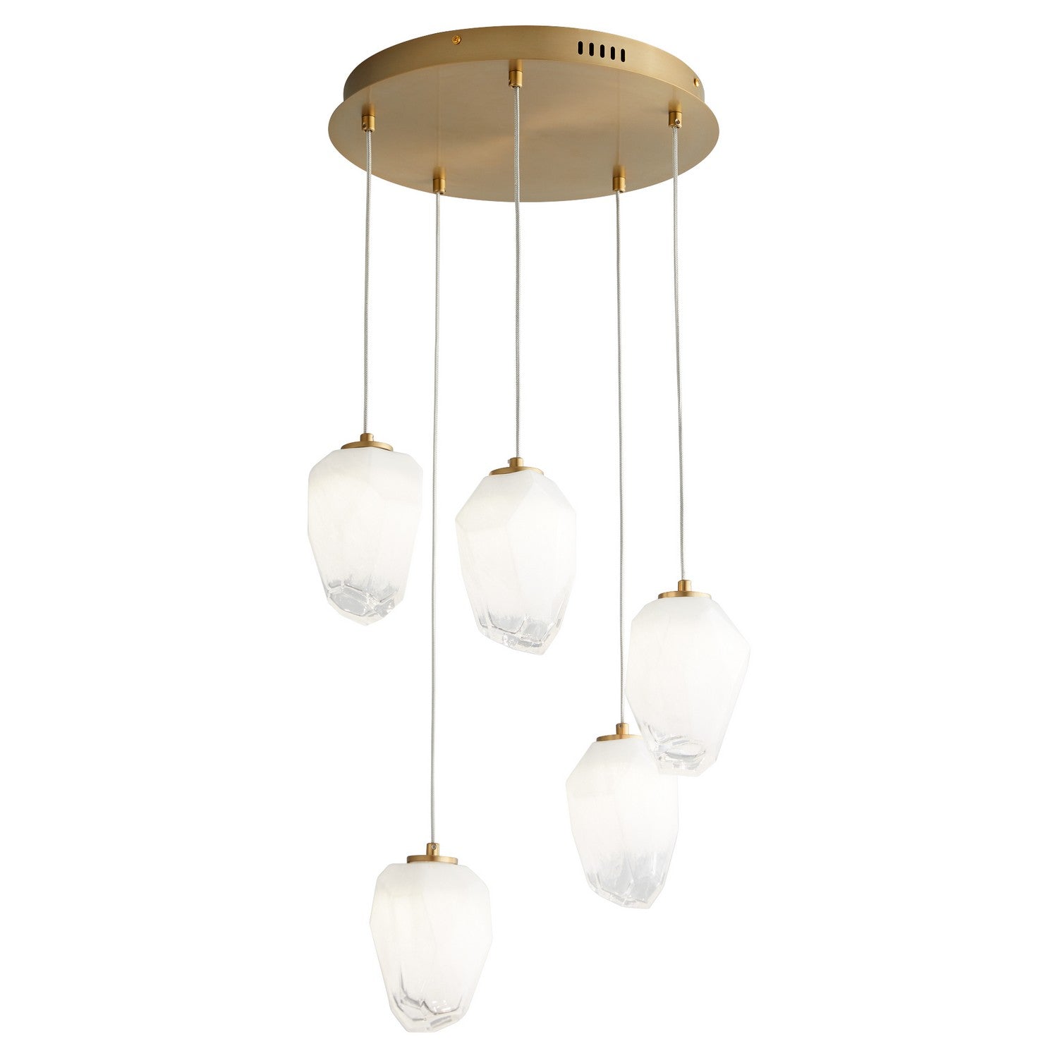 Oxygen - 3-810-40 - LED Pendant - Vivo - Aged Brass